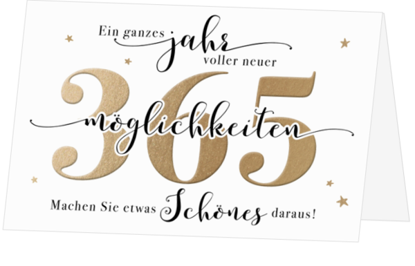 Weihnachtskarte - 365 Möglichkeiten